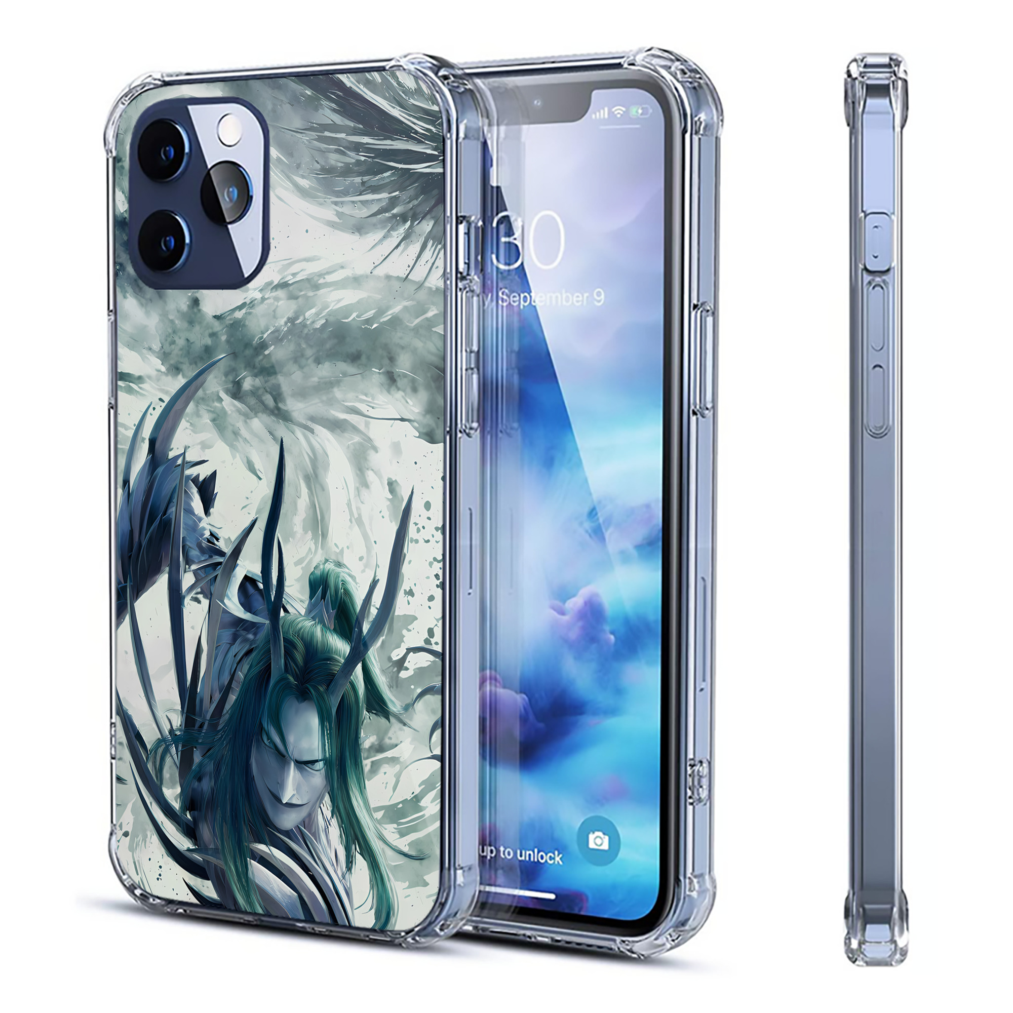 （画像用） Ne Zha 2 ナタ 魔童の大暴れ 【iPhone 12シリーズ対応】透明スマホケース（クリアソフトケース）